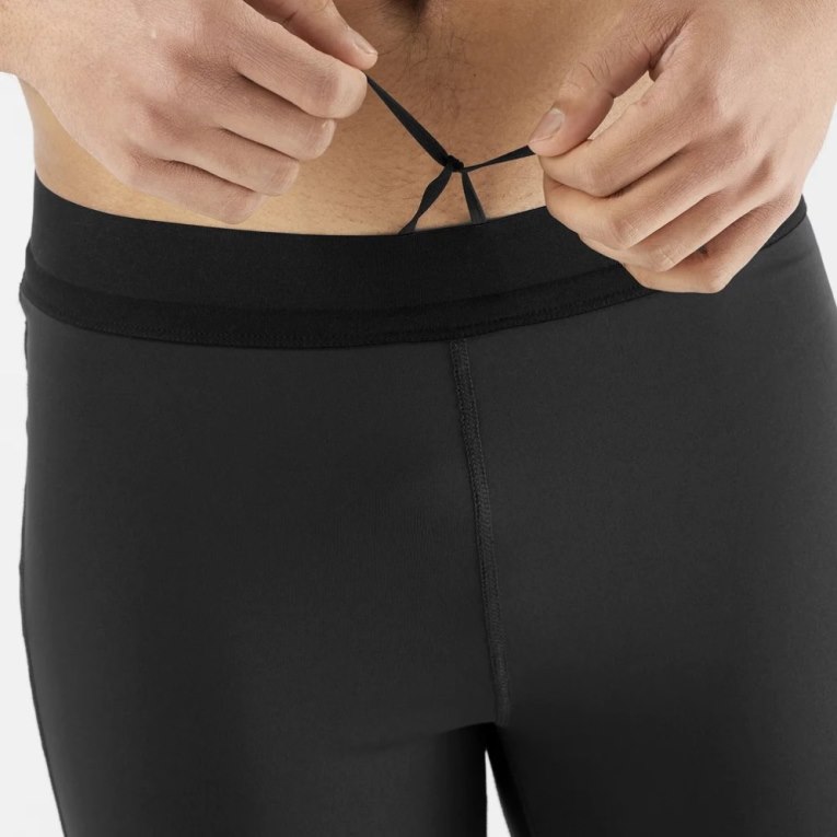 Calça Legging Salomon Cross Masculino Pretas | PT M27630